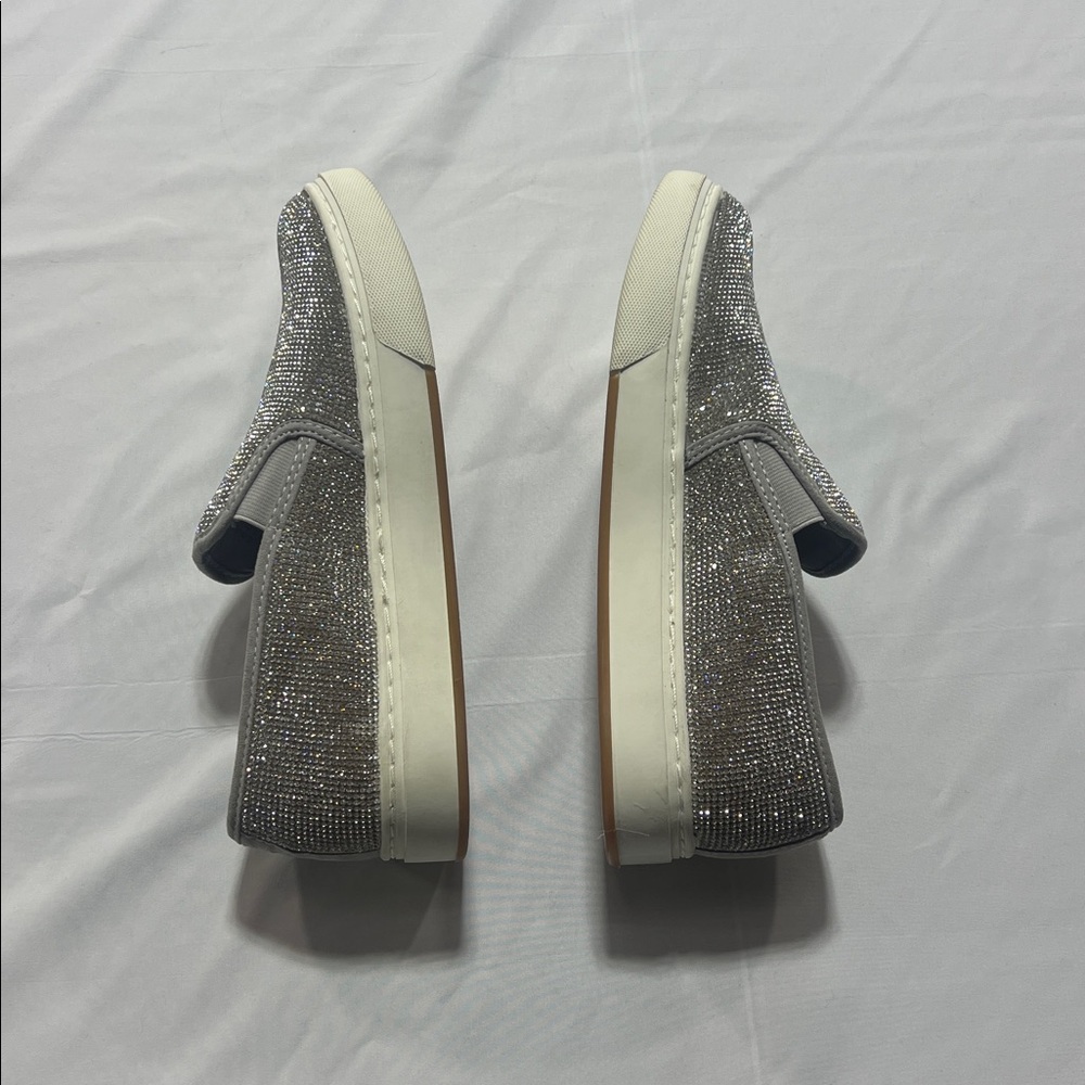 NWOB Steve Madden Coulter-R size 8.5 sparkle slip on shoes - Picture 3 of 7